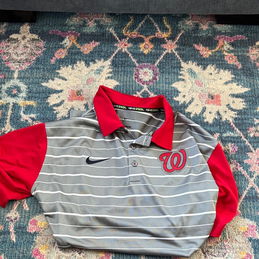Nike Washington Nationals polo